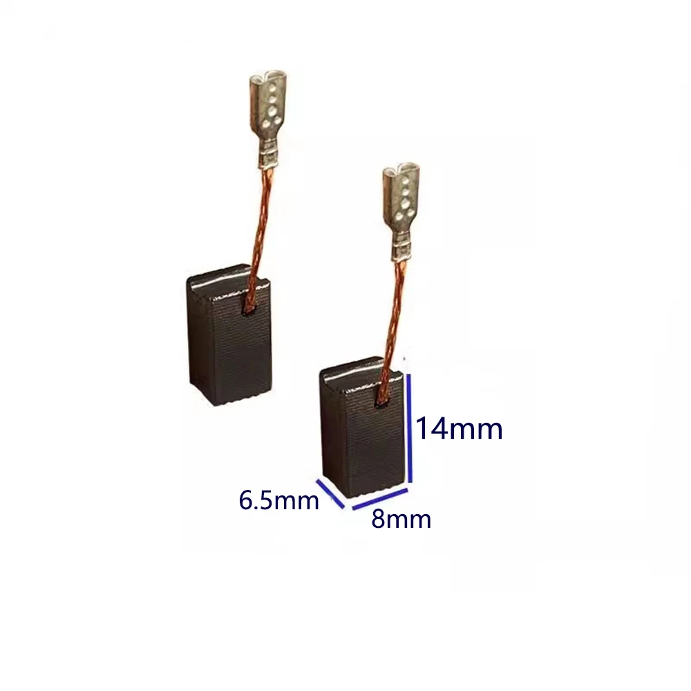 Фото Угольная щетка 6,5x8x14 мм для Bosch GWS7-100 GWS7-100T/7-100E GWS7-125/7-125E GWS750-100 GWS750-125 GOP250CE GWS720 Угловая шлифовальная машина №2