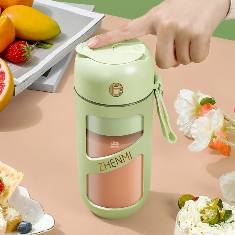 Вакуумная соковыжималка бытовая электрическая маленькая портативная