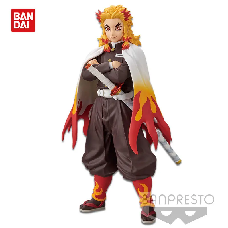

Banpresto, демон, искусство броска, Rengoku Kyoujurou reprint [spot], экшн-фигурка, модель, детский подарок, аниме