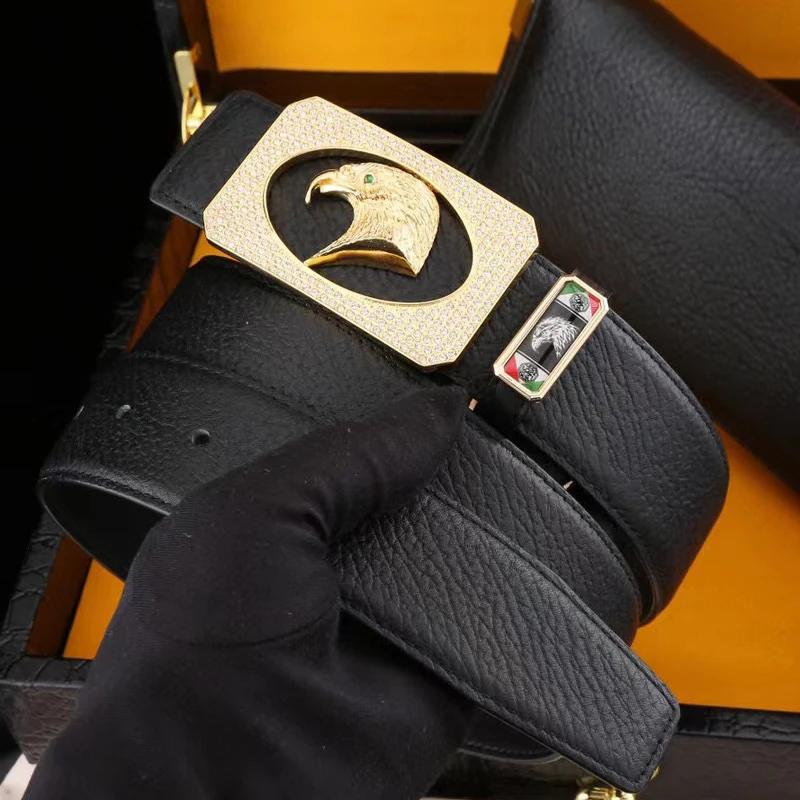 

Мужской двухсторонний ремень из воловьей кожи, 2022-100 см