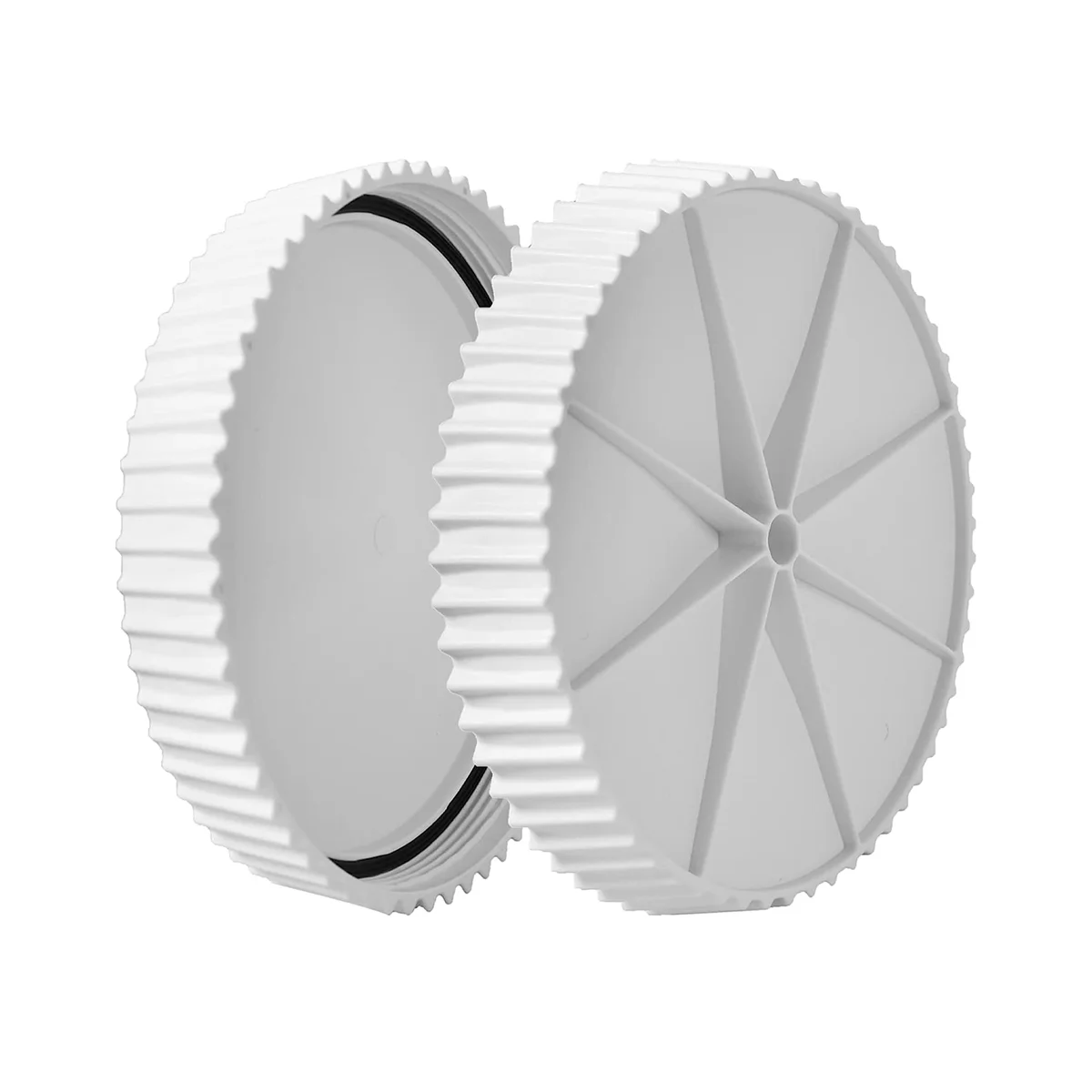 

2Pack Above-Ground Skimmer Drain Cap for SFX1000 SFX1500 Skimmer Pump to Sand Filter Pump-Skimmer Pump Housing Cap