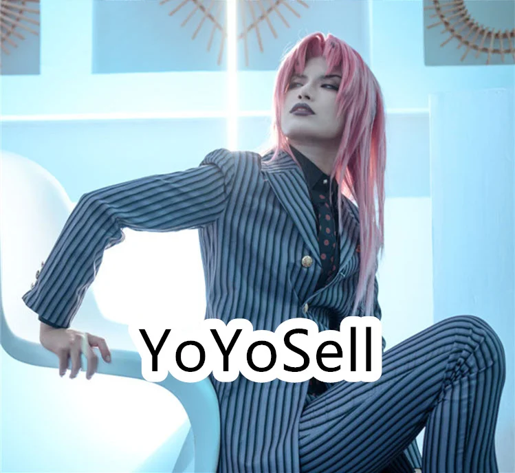 Невероятные приключения ДжоДжо Дивело Косплей Костюм Хэллоуин