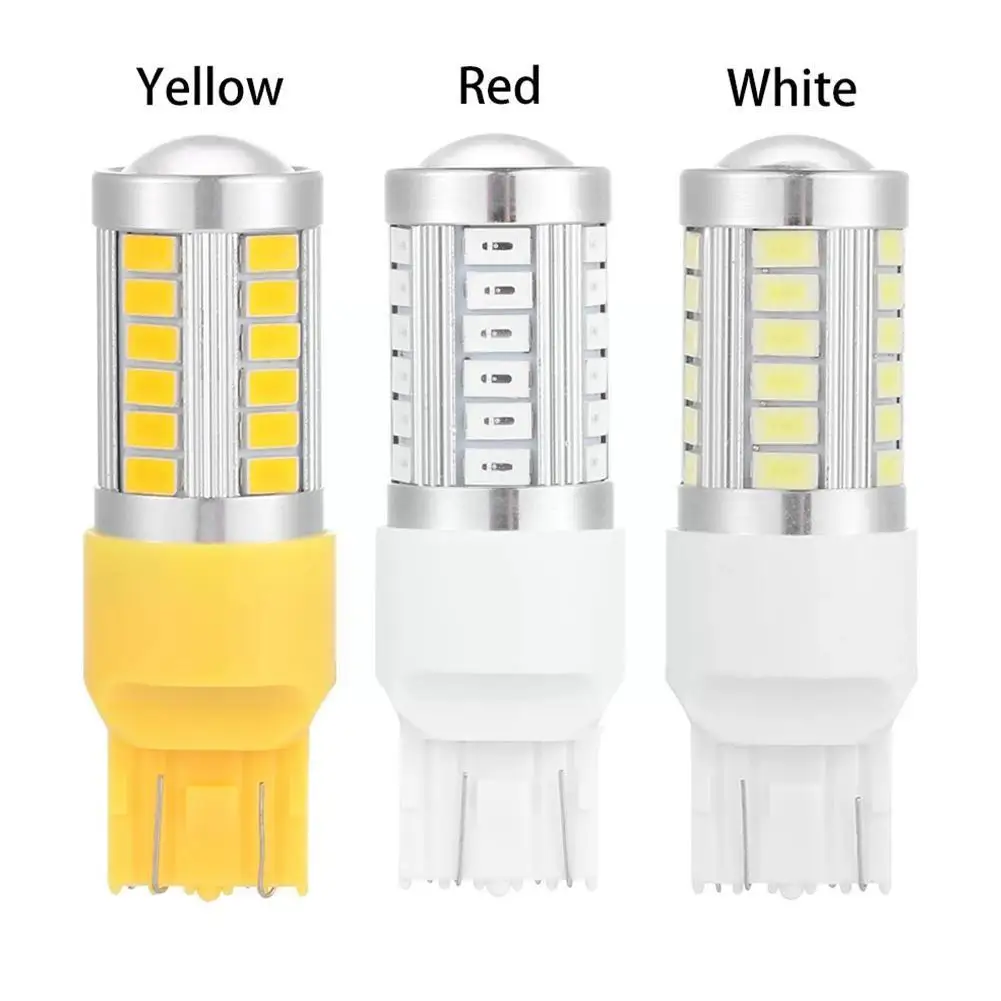 Автомобильные резерсветильник лампы T20 W21/5W 7443 33SMD для заднего хода светодиодные с