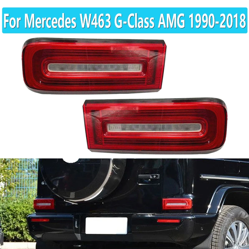 

For Mercedes W463 G-Class Gclass G Class AMG 1990-2018 Taillight Turn Signal Brake Fog Lamps Car LED Tail Lights Accessories