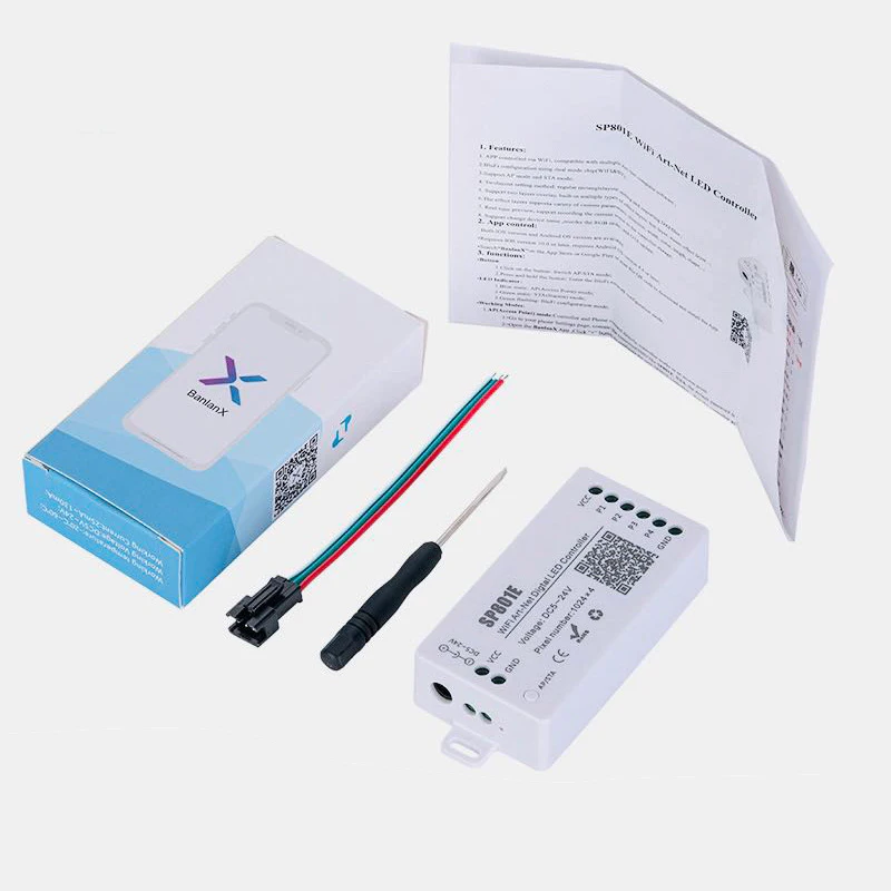 SP801E Контроллер пиксельного освещения для смартфона APP с точками доступа режимом