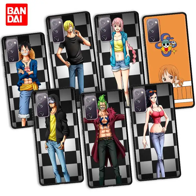 

One Piece Japanese Manga Character Case for Samsung Galaxy S20 FE S21 S10 S9 Plus Ultra 5G S20fe S21fe S20ultra Coque Cover Back