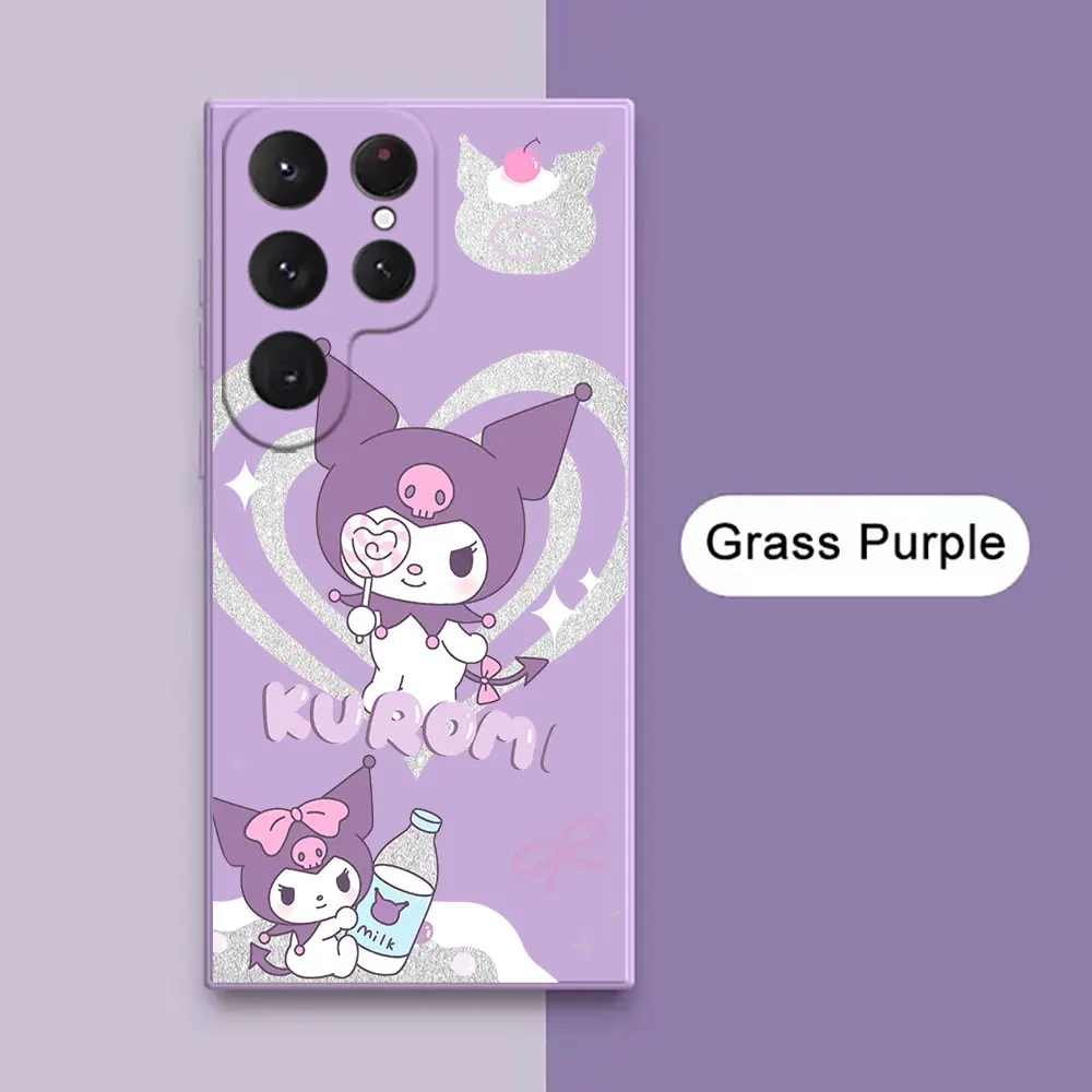 Чехол для телефона с рисунком Куроми Cinnamoroll Samsung Galaxy S25 S24 Ultra S23 S22 Plus S21 S20 FE S9 S25Ultra