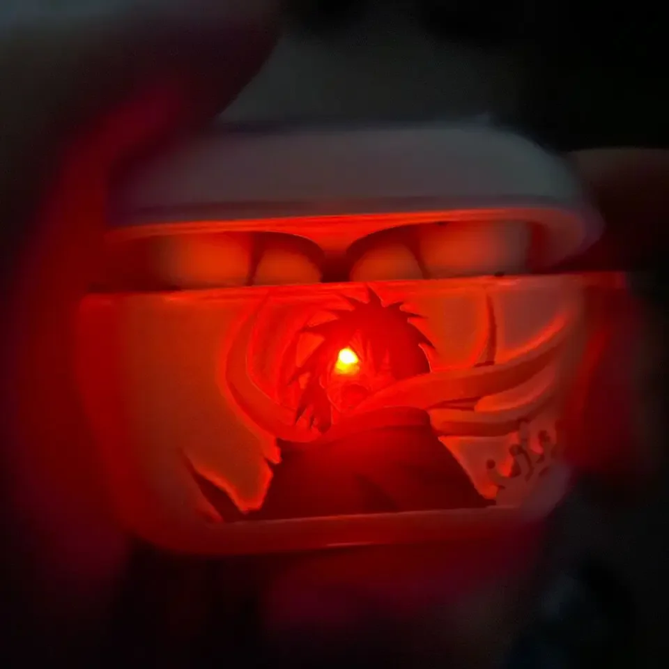 Фото Чехол для гарнитуры Naruto для Apple Airpods 1, 2, 3 Pro, чехол с аниме Uchiha Obito, EVA, защитные чехлы для наушников, аксессуары, коробка для наушников №4