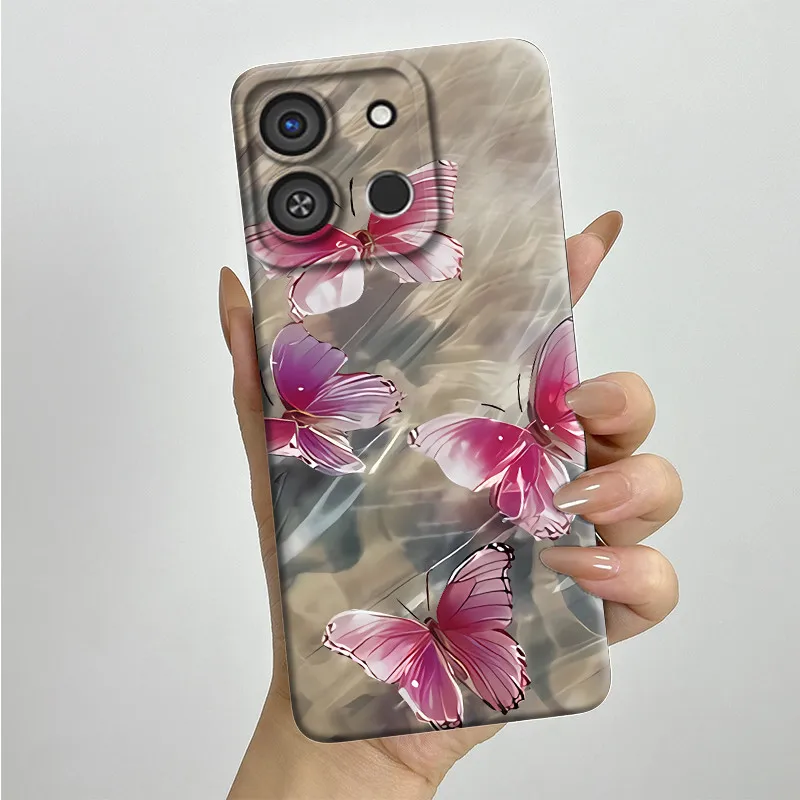 Чехол для телефона Itel A05S A663LC противоударный модный чехол с милым рисунком и