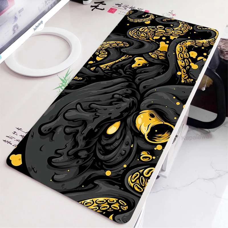 Multi-Size art Mouse Pad Game Components Original Art rug Design Mouse Pad Black Cute anime PC Gamer Computer Keyboard Desk Pad