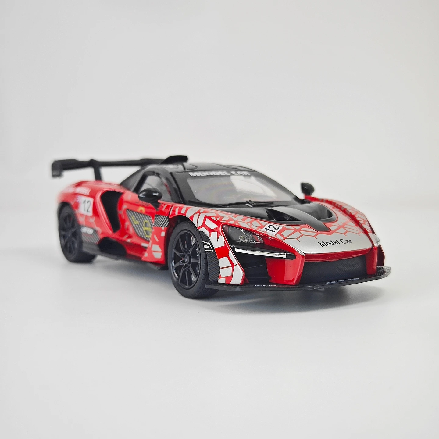 Масштабная модель автомобиля McLaren Senna 1:24, окрашенная, из сплава, с открывающимися дверями, звуковыми и световыми эффектами, подарок для любителей суперкаров. (art.: 3920dbeadc513) - 3920dbeadc513