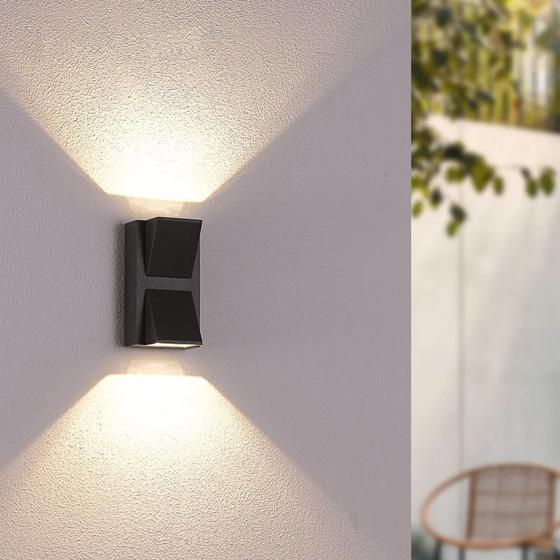 

Modern Simple LED Wall Lamp Indoor Outdoor IP65 Waterproof Wall Sconce Corridor Porch Courtyard Landscape Lighting AC110 220V