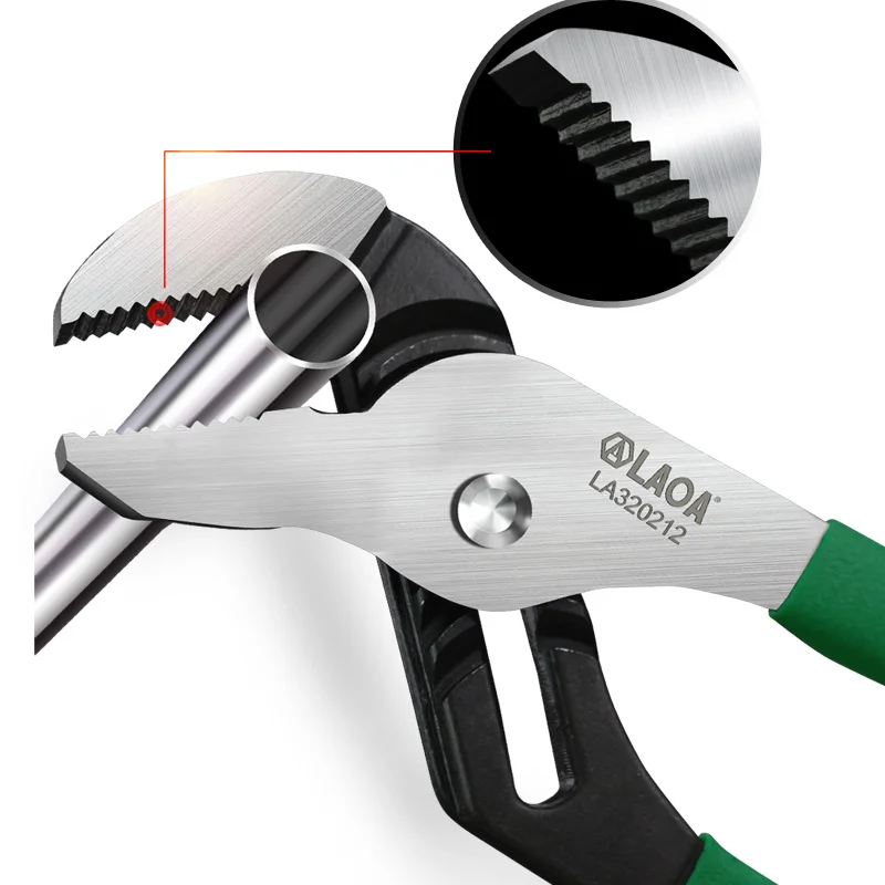 

LAOA 6-16inch CR-V Water Pump Pliers Pipe Wrench Groove Quick-release Plumbing Spanner Locking Pliers Household Hand Tools