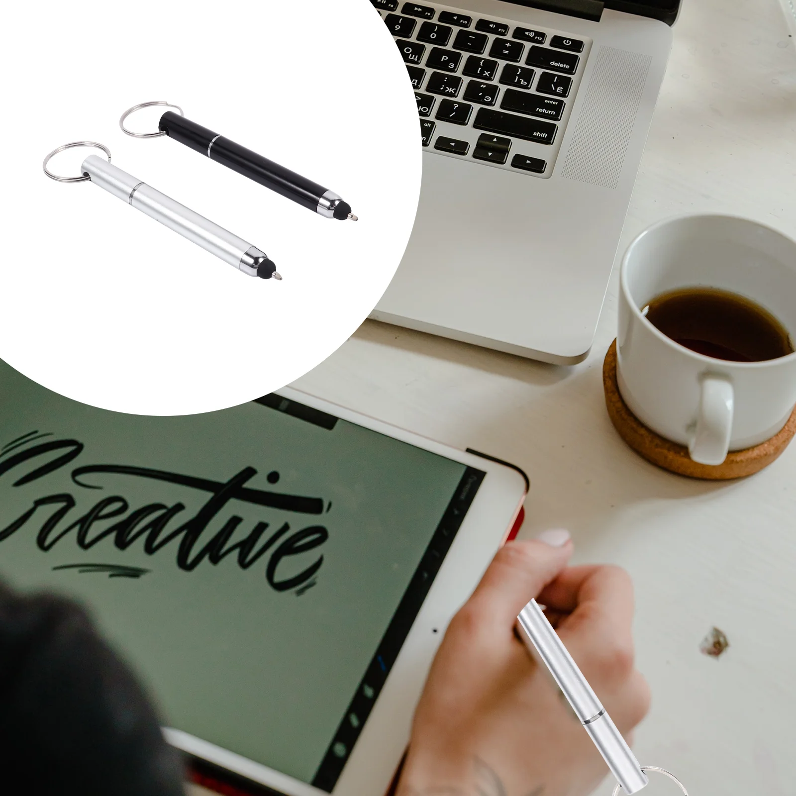 

Touch Screen Stylus Pen for Laptop Screen Pens Keyring Stylus Pen Key Rings Screen Pens Key Chain Fine Tip Stylus