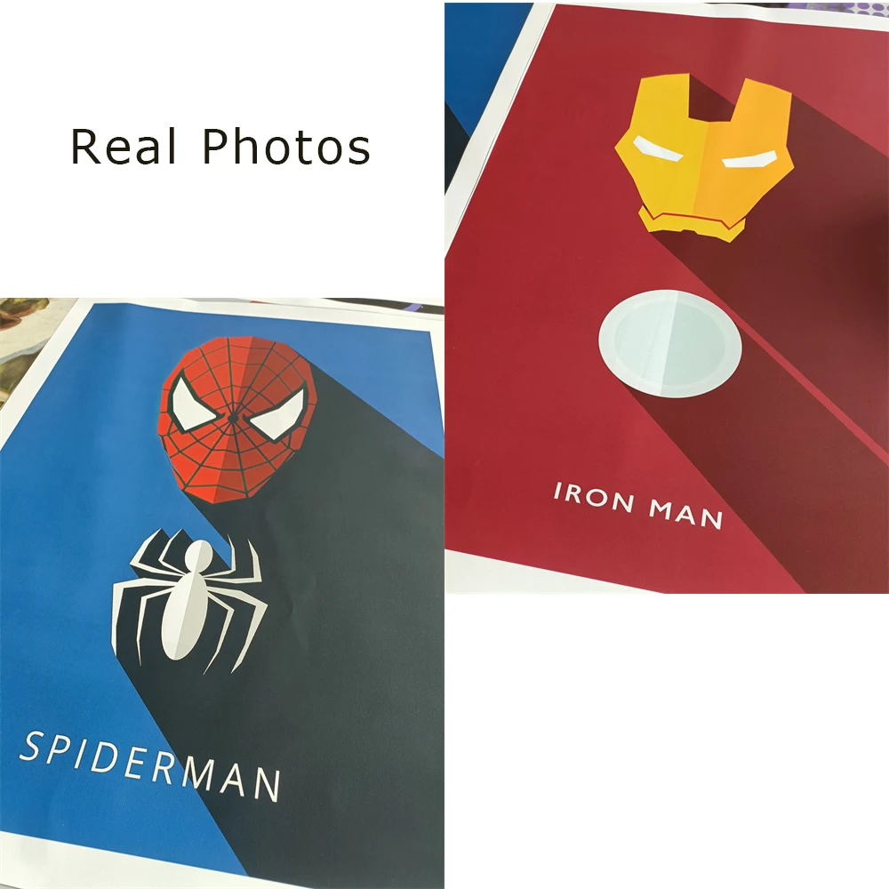 Постер из комиксов Мстители Картина на холсте с изображением супергероев