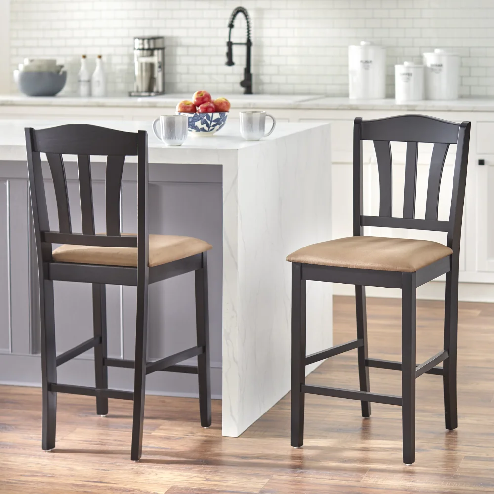 

Metropolitan 24- inch Counter Height Stool, Set of 2, Multiple Colors，18.90 x 17.50 x 40.00 Inches