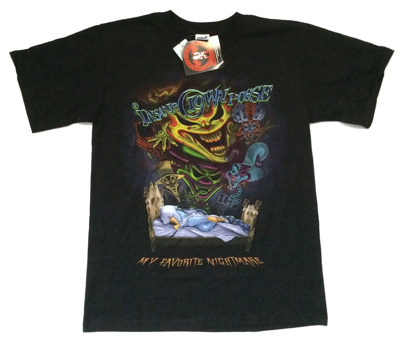 

Insane Clown Posse Sleep My Favorite Nightmare Black T Shirt New ICP