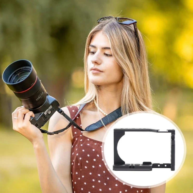 Прочная металлическая камера с ручкой для стабилизации видеозаписи ZVE10 Прямая