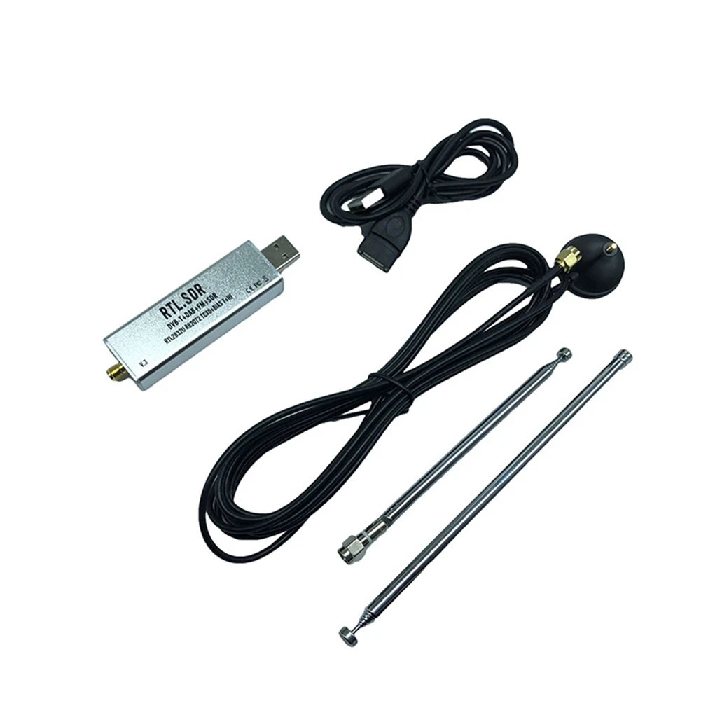 

RTL-SDR приемник 0,1 МГц-1,7 ГГц TCXO программно определяемый высокостабильный радиоприемник шумоподавление SDR RTL2832U R820T2