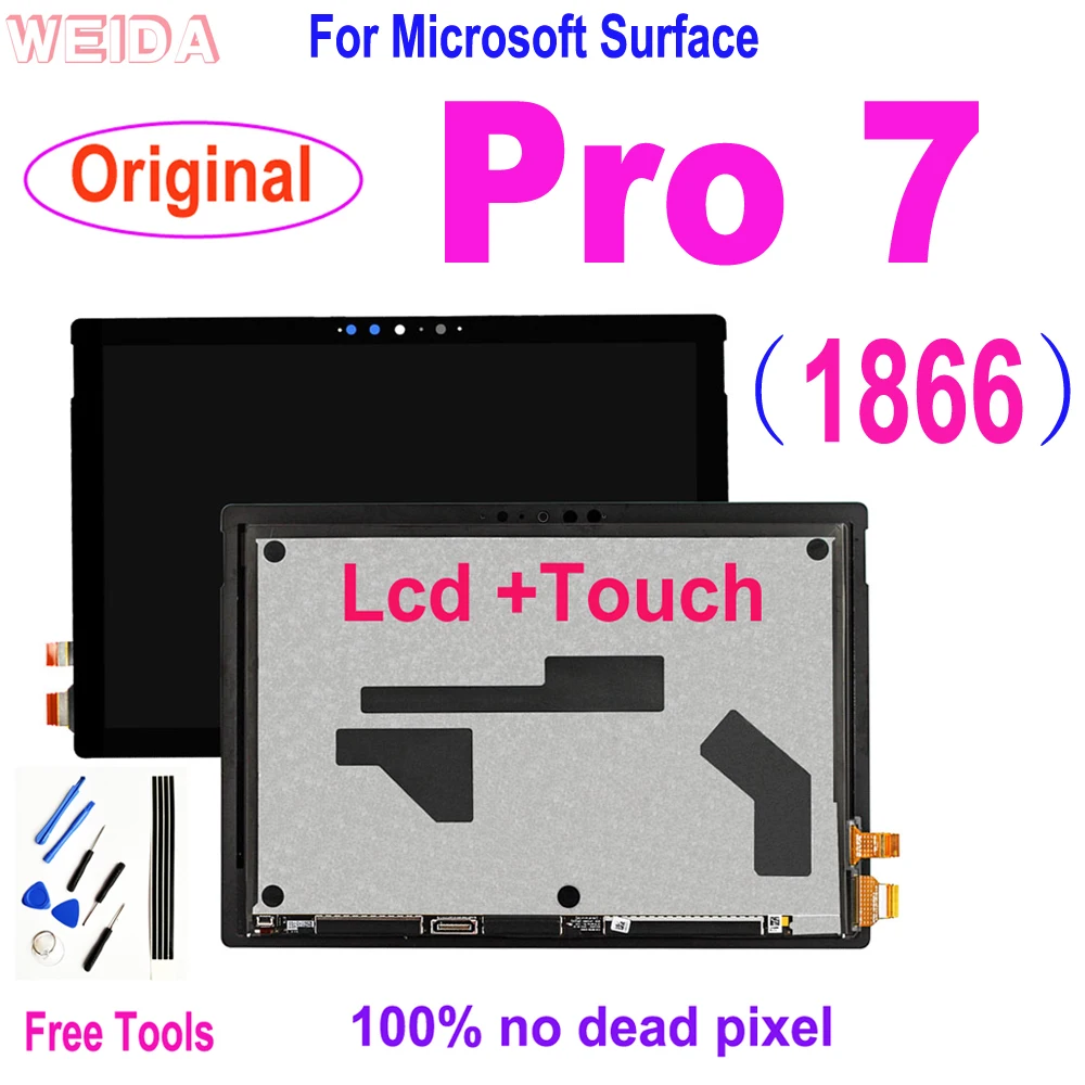 

Оригинальный ЖК-дисплей для microsoft surface pro 7 1866, с сенсорным дисплеем