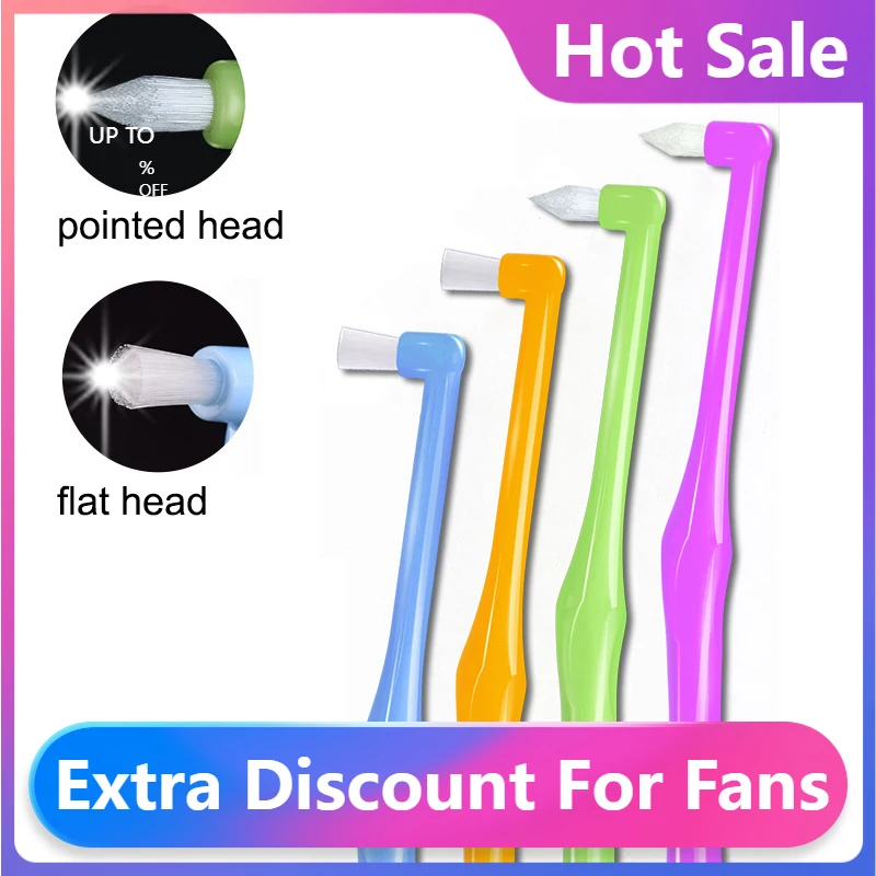 

New Orthodontic Tooth Brush Interdental Tooth Brush Small Head Soft Hair Correction Teeth Braces Dental Floss Oral Tooth care