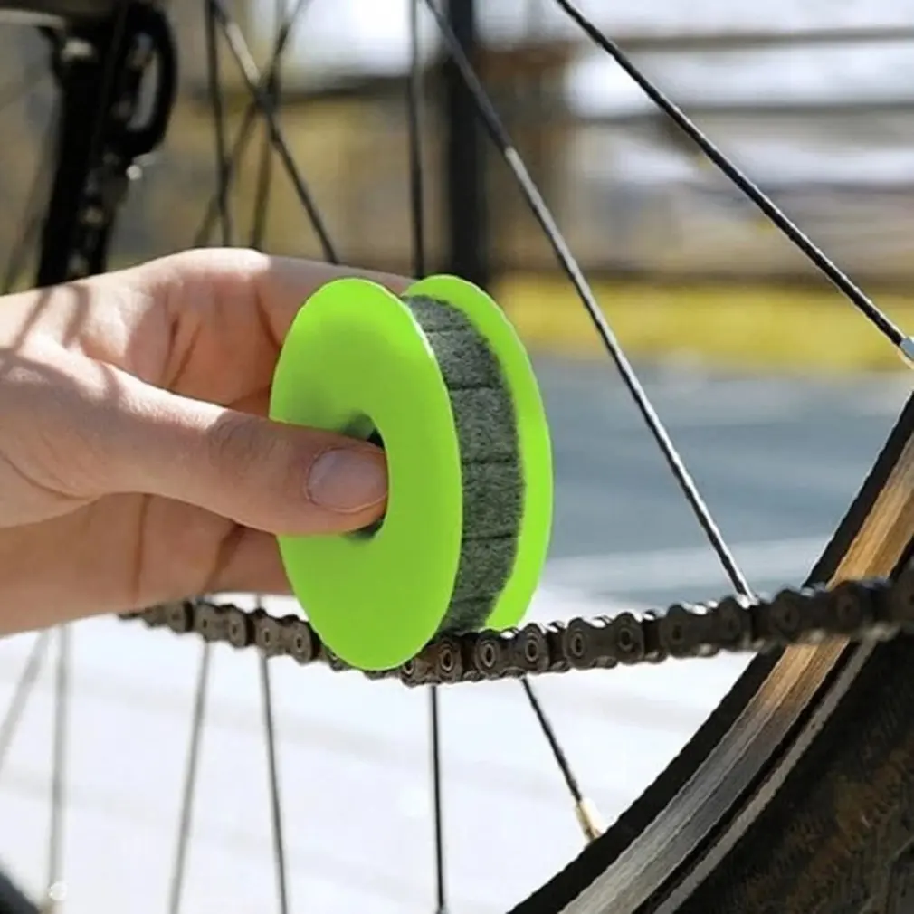 

Portal Bicycle Chain Wool Oil Lubricator Bike Chain Oiler Roller Gadget Practical Accessories Bike Chain Cleaning Tools