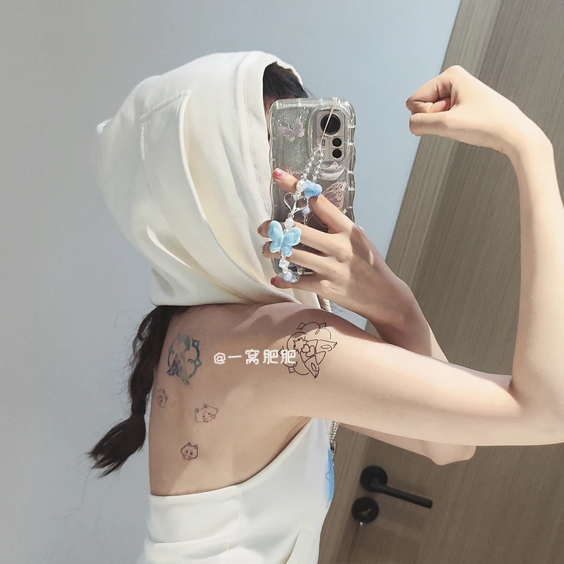 Временная тату-наклейка Genshin Impact Kunikuzushi