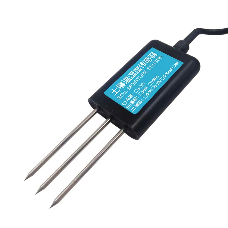 

Soil Humiture Sensor RS485 Moisture Detector Moisture Content Conductivity Three-in-One Soil Sensor