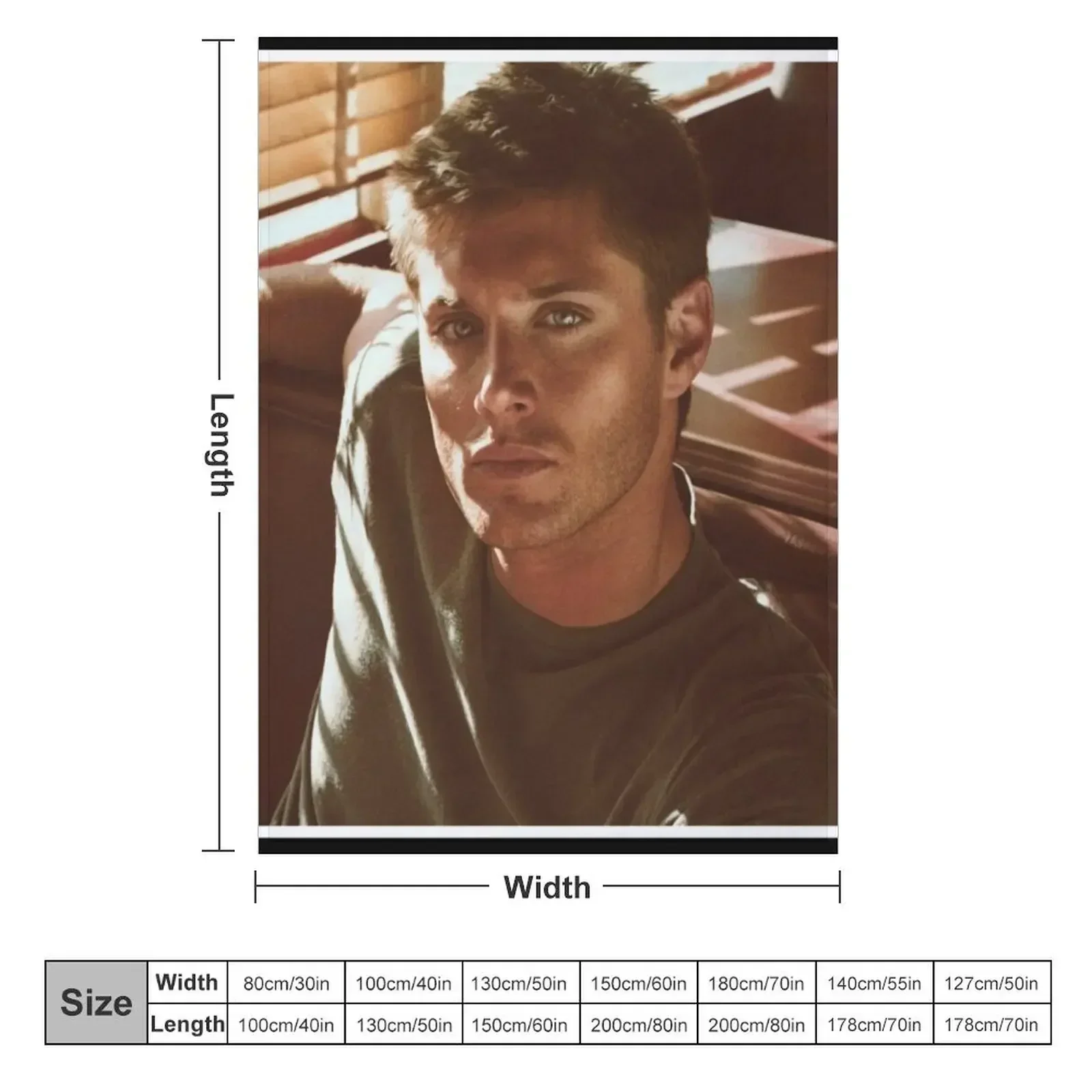 Одеяло Jensen Ackles утяжеленное на диван зимние многофункциональные одеяла