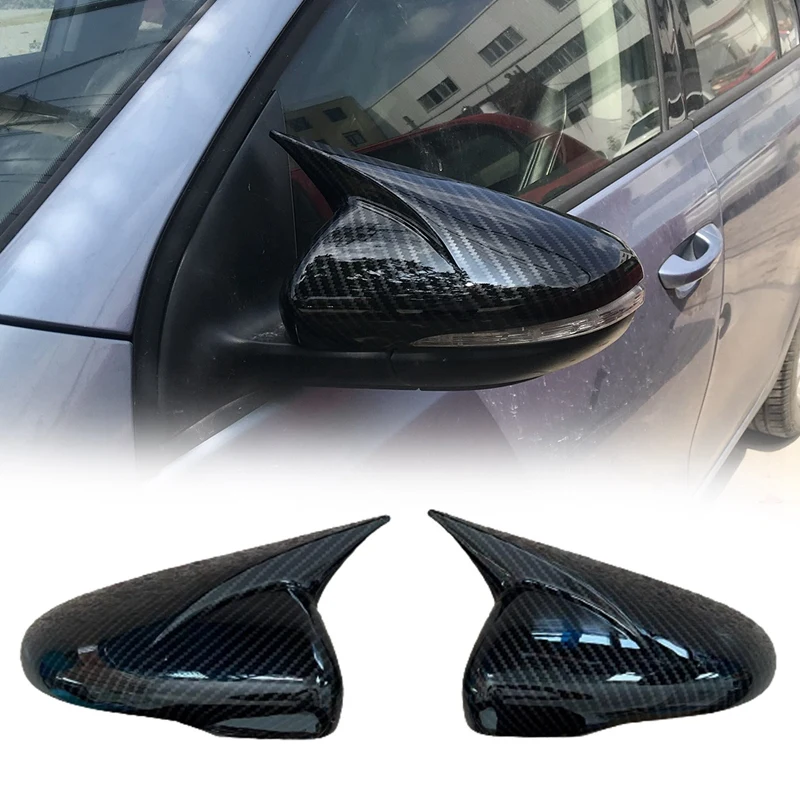 

Car Styling Rearview Mirror Cover Trim For-VW Golf 6 MK6 R VI 2009-2013 Side Wing Ox Horn Rearview Mirror Shell Sticker