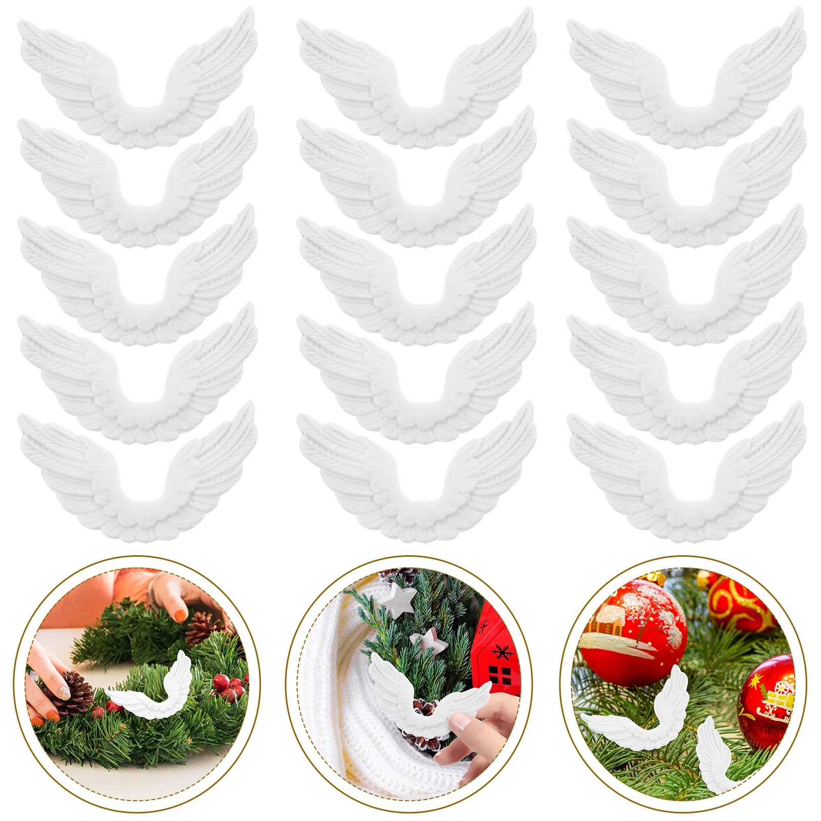 24 шт. подарок DIY аксессуары ремесло реквизит незавершенные крылья ангела