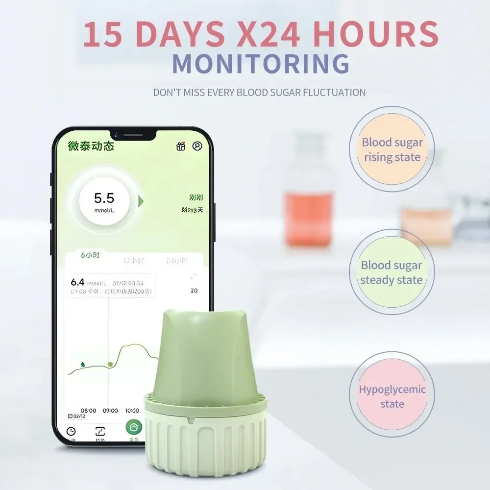 Датчик уровня глюкозы Linx Aidex 2 cgm 24 часа в режиме реального времени мониторы CGM для