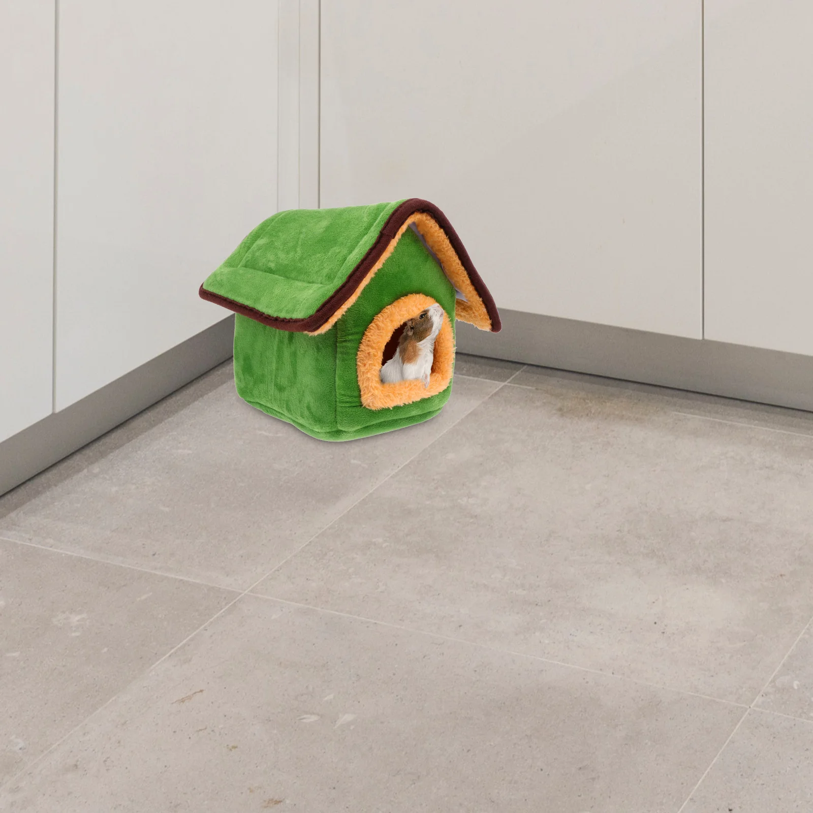 Гнездо для хомяка милый домик маленьких животных защита от холода губка домашних