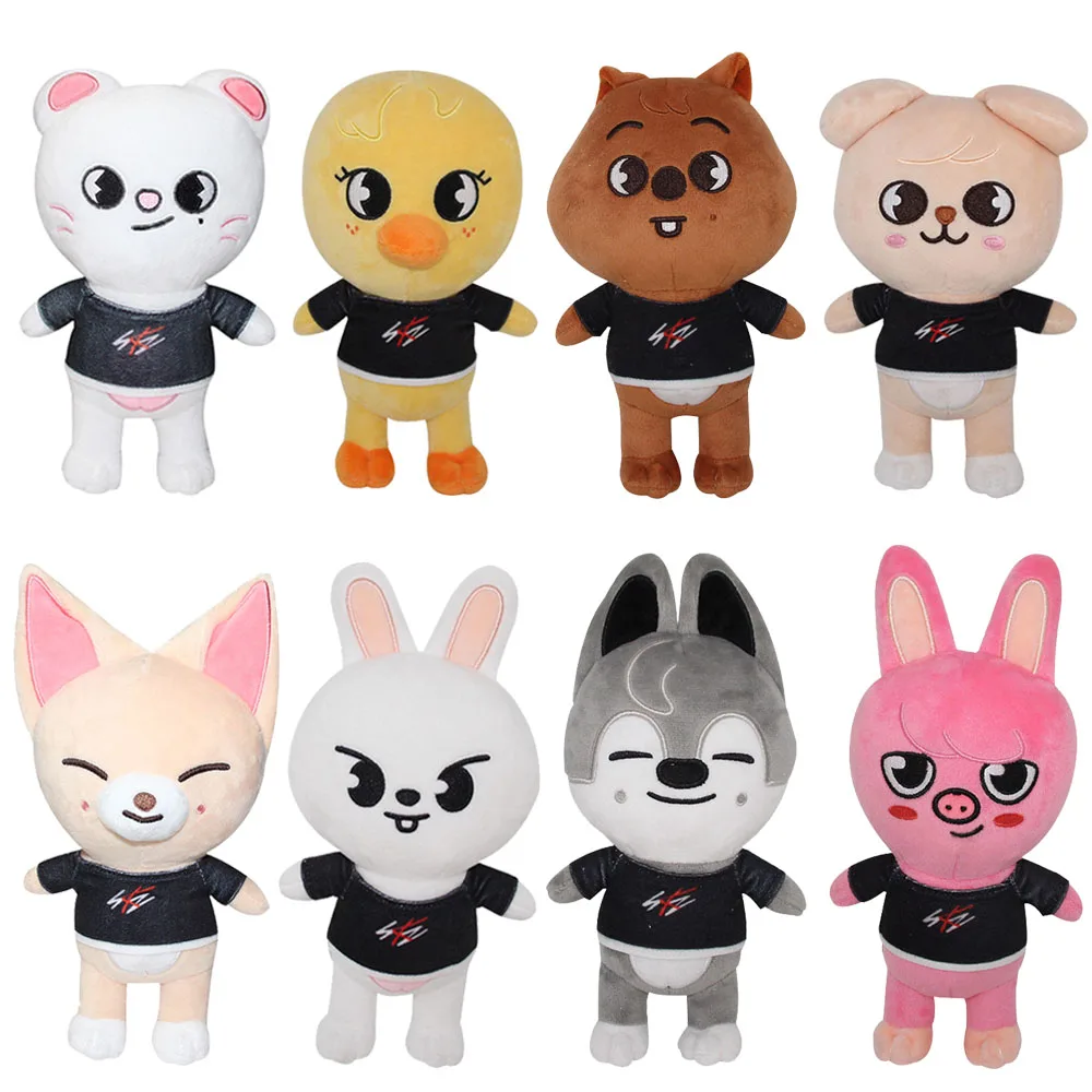 

20cm Skzoo Plush Toys Stray Kids Cartoon Stuffed Animal Plushies Doll Kids Fans Toy Gift Stuffed Doll Cute Toy Peluches Pulpos