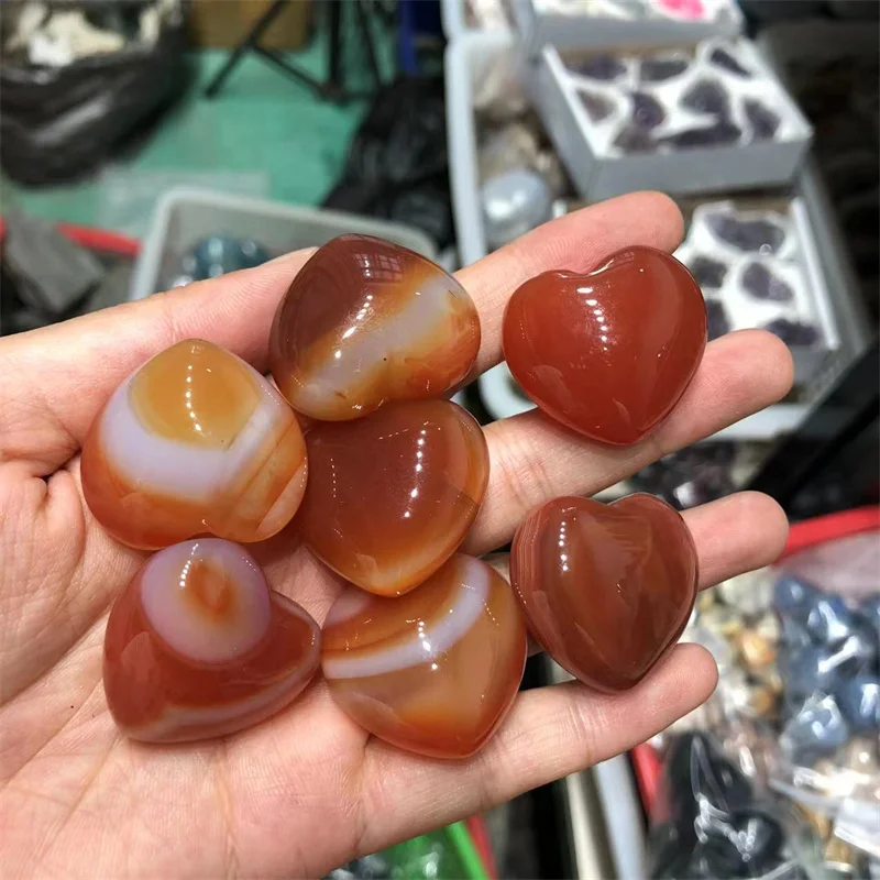 

Полированное зеленое сердце, натуральные камни лечебные драгоценные камни, минералы, резные кристаллы, красный агат, украшение рейки