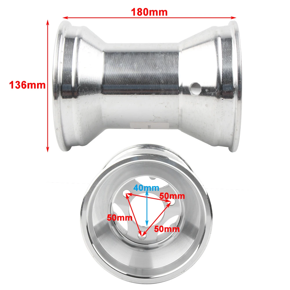 11x7 10-5 дюймов алюминиевый обод заднего колеса для GO Kart внедорожный грязевой