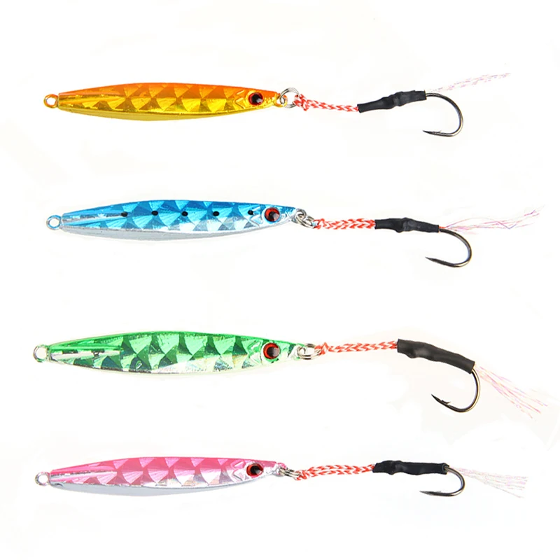 

16g Metal Jigging Spoon Bait Sea Fishing Lead Fish Fishing Lures Iron Hooks