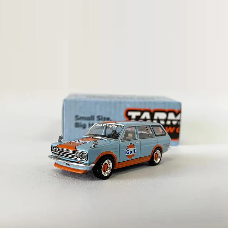 Модель автомобиля Tarmac Works 1:64 Datsun 510 Wagon литой автомобиль из сплава Bluebird - покрытие