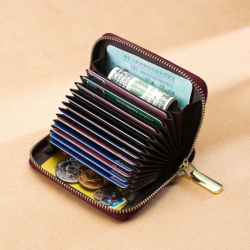 НОВЫЙ женский короткий кошелек маленький модный роскошный брендовый кожаный