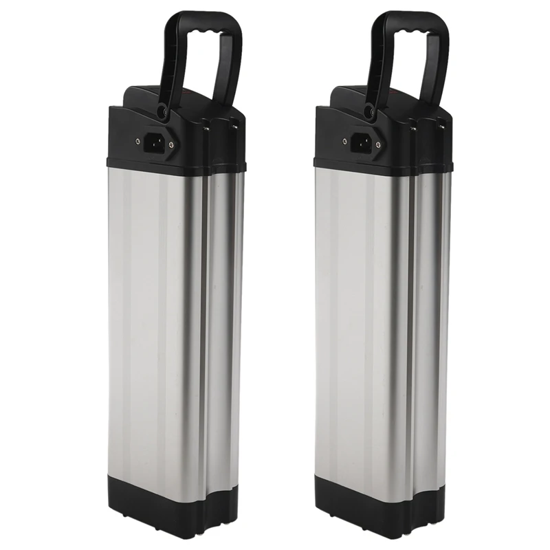

2X Electric Bike 36V/48V Large Capacity Battery Case 18650 Holder Case E-Bike Accessories For Canon Head