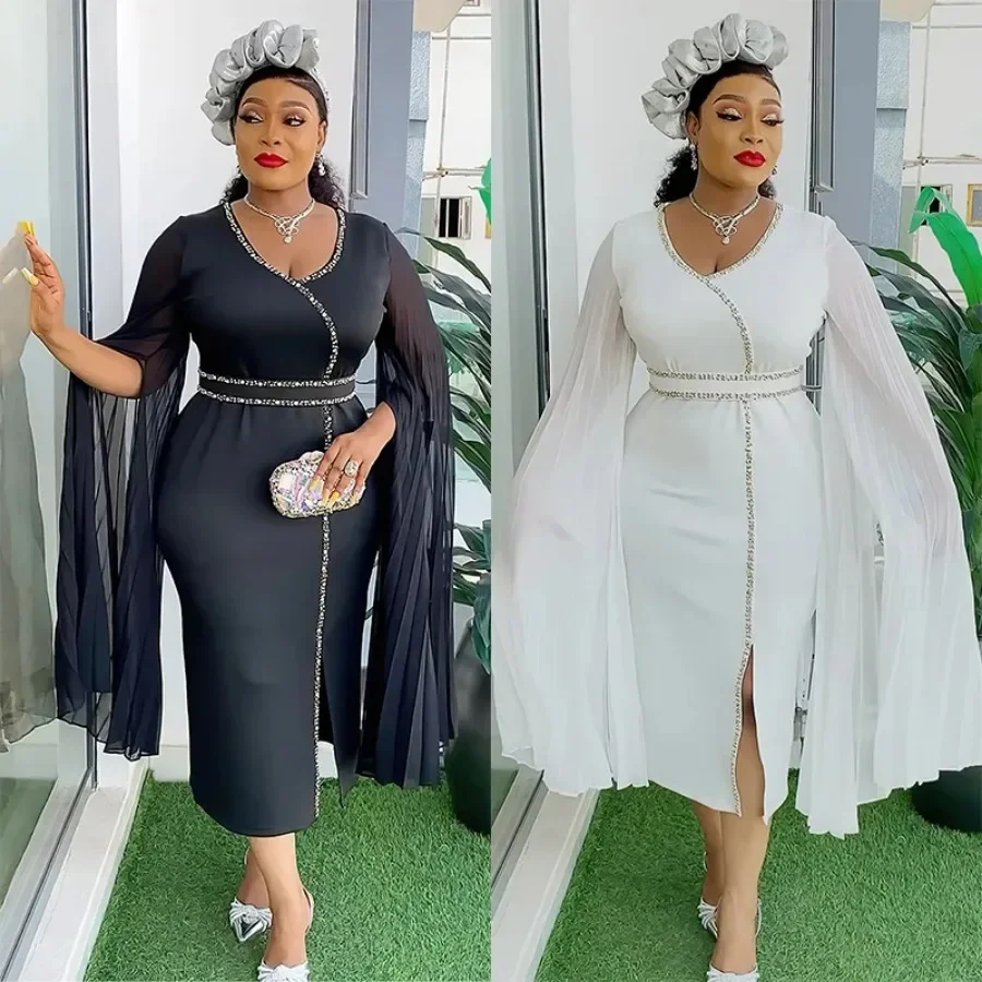 Африканские вечерние платья для женщин элегантное летнее африканское