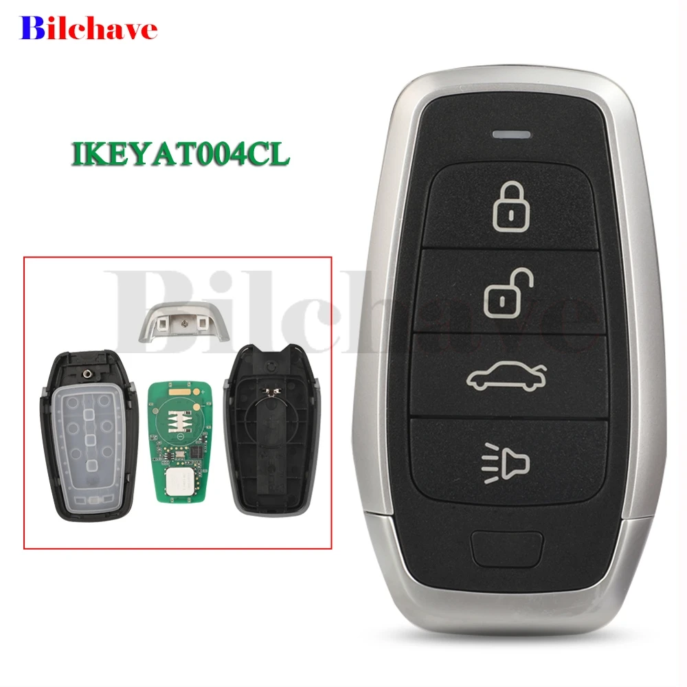 Jingyuqin 4 кнопки IKEYAT004CL AUTEL MAXIIM IKEY стандартный стиль независимый смарт-ключ