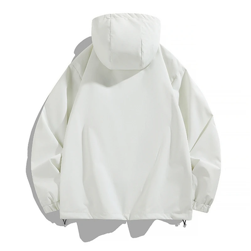 Мужская красная куртка с капюшоном повседневная водонепроницаемая зеленая