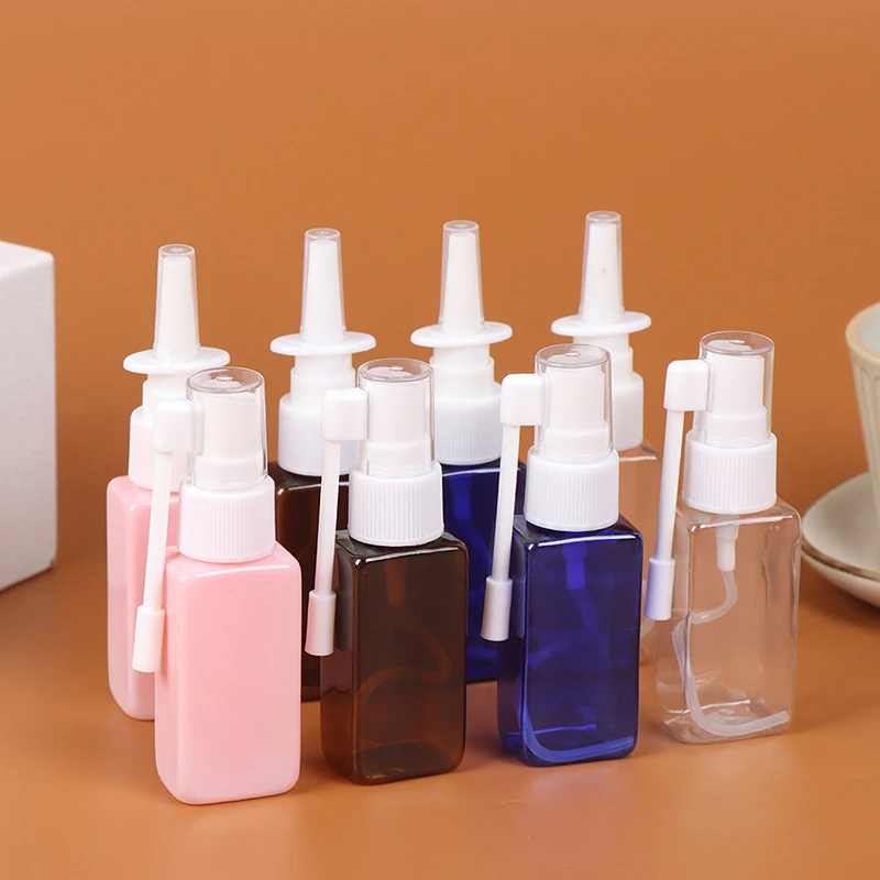

1pcs 30ml Empty Plastic Nasal Spray Bottles Pump Sprayer Mist Nose Spray Refillable Bottling Packaging