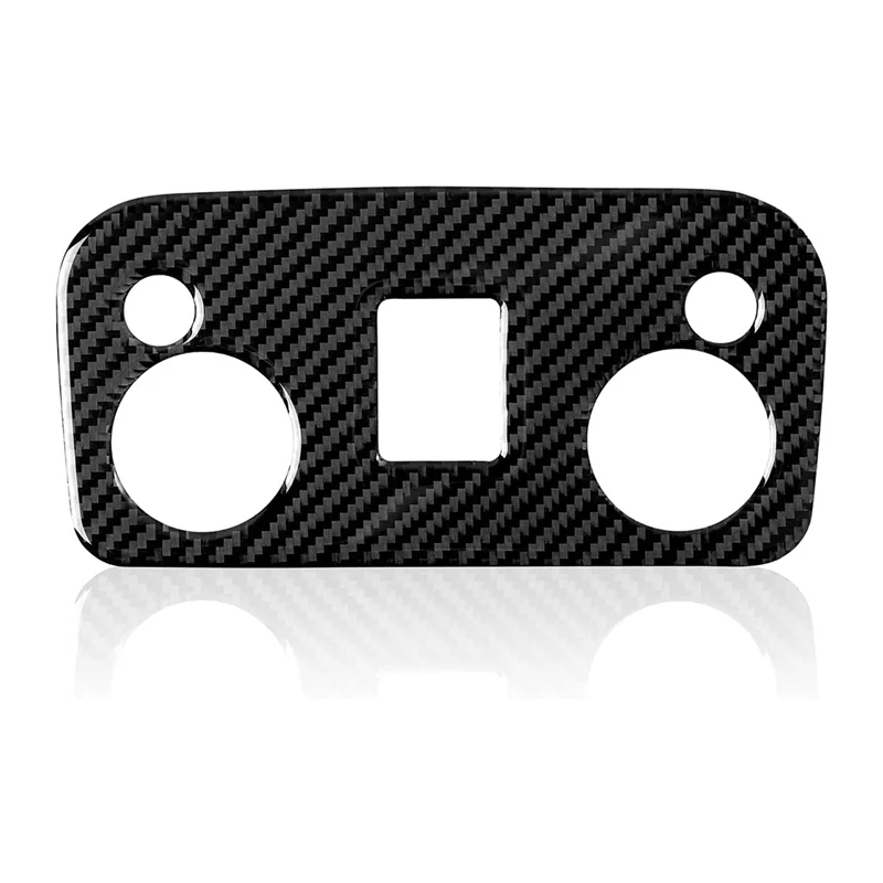 

Carbon Fiber Reading Light Frame Sticker Decals Trim Cover for Ford Mustang 2015-2021 Interior Accessories