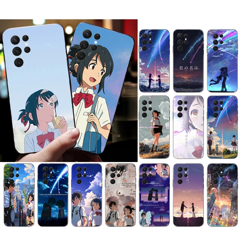 

Your Name Mitsuha Miyamizu Phone Case for Samsung Galaxy S23 S22 S21 S20 Ultra S20 S22 S21 S10E S20FE Note 10Plus 20 Ultra Funda