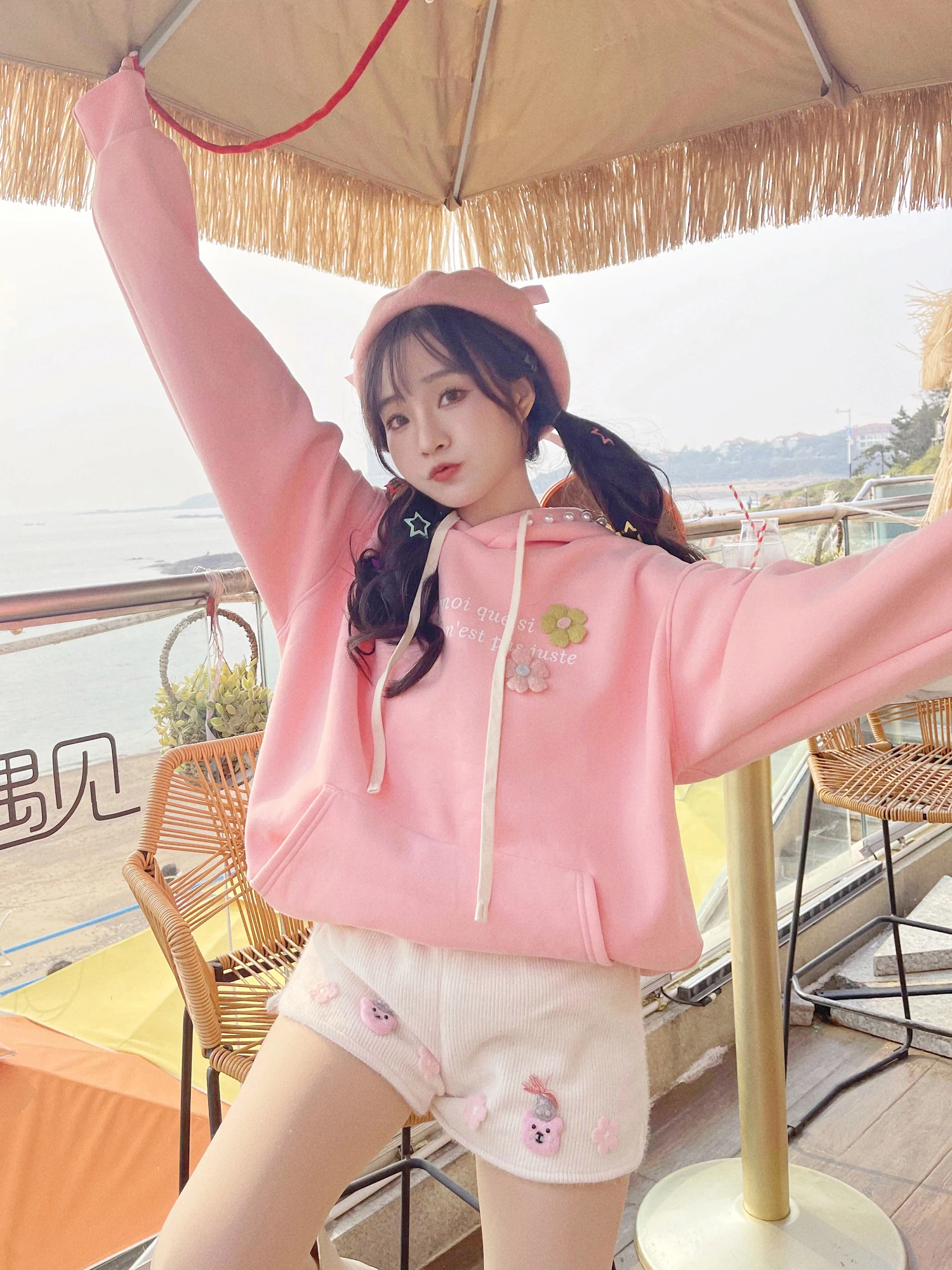 2023 New Summer Casual A- Line Wide Leg Pants High Waist Shorts Slimming Versatile Loose Shorts for Women Fashion Short Pants