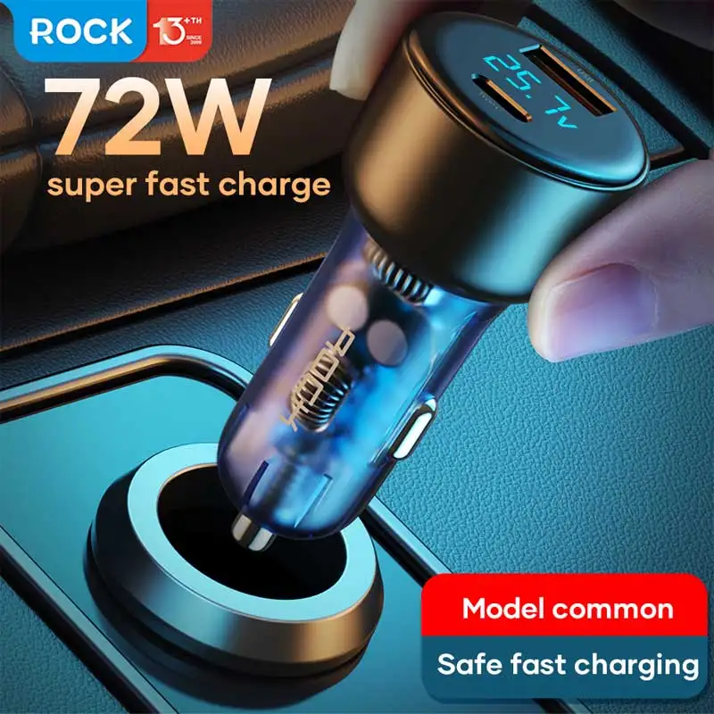 Зарядное устройство 72 Вт, два порта PD 5 В, 4,8 А, 30 Вт, с возможностью быстрой зарядки, с креплением в автомобиле, для телефона, iPhone 14 Pro Max, ноутбука