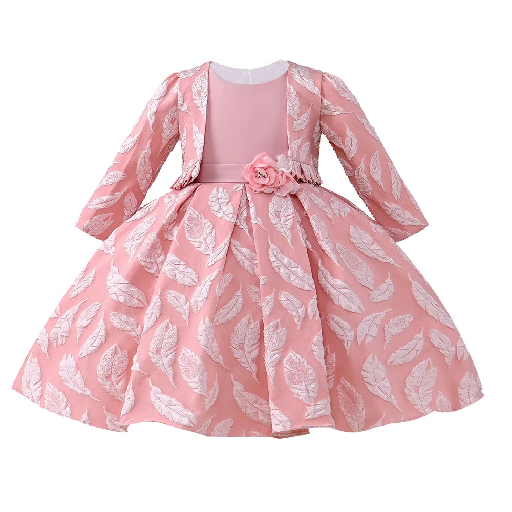 Женское вечернее платье с оборками элегантное розовое принцессы цветочным