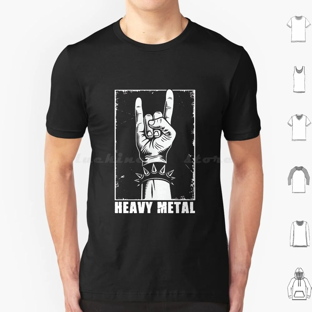 

Heavy Metal Mano Cornuta Metal Fork Rock Music Hardrock T Shirt 6Xl Cotton Cool Tee Metal Heavy Metal Music Funny Heavy Guitar